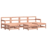 Set Salotto da Giardino 7 pz in Legno Massello di Douglas