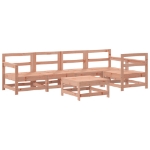 Set Salotto da Giardino 6 pz in Legno Massello di Douglas