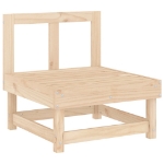 Set Salotto da Giardino 7 pz in Legno Massello di Pino