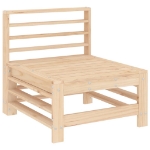 Set Salotto da Giardino 4 pz in Legno Massello di Pino