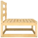 Set Salotto da Giardino 2 pz in Legno Massello di Pino