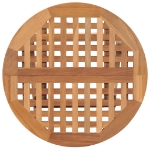 Set da Pranzo da Giardino Pieghevole 3 pz in Massello di Teak