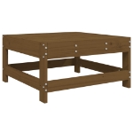 Set Salotto da Giardino 4 pz Miele in Legno Massello di Pino