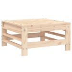 Set Salotto da Giardino 9 pz in Legno Massello di Pino