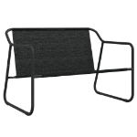 Set Salotto da Giardino 4 pz con Cuscini in Acciaio Antracite