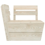 Set Divani da Giardino su Pallet 5 pz in Legno Abete Impregnato