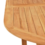 Set da Pranzo da Giardino 7 pz con Cuscini in Legno di Teak