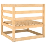 Divani Angolari da Giardino 2 pz in Legno Massello di Pino