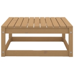 Set Divani da Giardino 2 pz Miele in Legno Massello di Pino