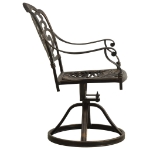 Set da Bistrot 3 pz in Alluminio Pressofuso Bronzo