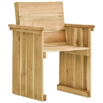 Set Pranzo da Giardino 7 pz in Legno di Pino Impregnato