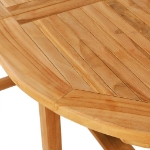 Set da Pranzo da Giardino 5 pz in Legno Massello di Teak