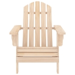Sedia da Giardino Adirondack con Tavolino in Legno Abete