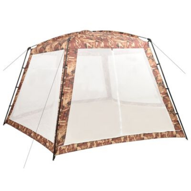 Tenda per Piscina in Tessuto 660x580x250 cm Gialla