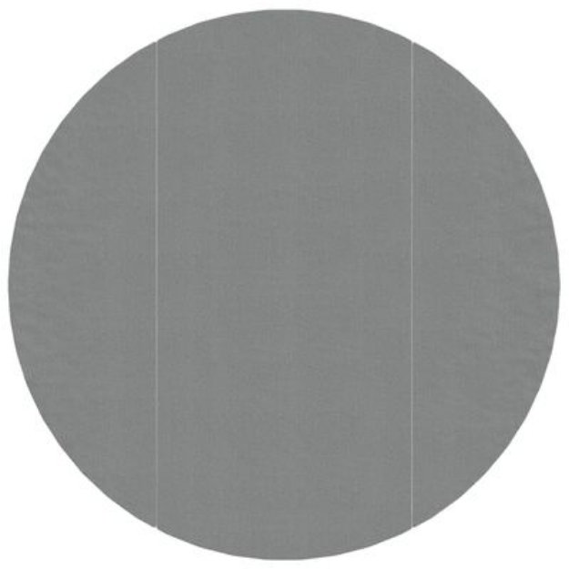Telo Sotto Piscina Grigio Chiaro Ø306 cm Geotessile Poliestere