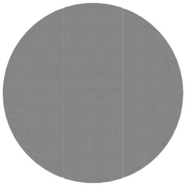 Telo Sotto Piscina Grigio Chiaro Ø306 cm Geotessile Poliestere