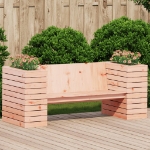 Panca con Fioriera 167,5x60x65 cm in Legno Massello di Douglas