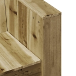 Divano da Giardino 3 Posti 189x60x62 cm Legno Impregnato Pino