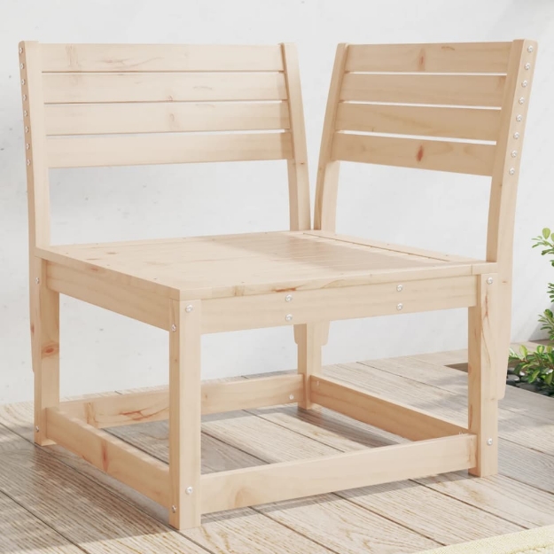 Divano Angolare da Giardino 73x73x78 cm Legno Massello di Pino