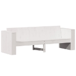 Divano Giardino 3 Posti Bianco 189x60x62 cm Legno Massello Pino