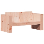 Divano da Giardino 2 Posti 134x60x62 cm Legno Massello Douglas