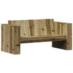 Divano da Giardino 2 Posti 134x60x62 cm Legno Impregnato Pino