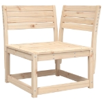 Divano Angolare da Giardino 73x73x78 cm Legno Massello di Pino