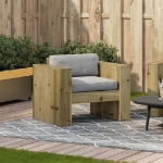 Divano da Giardino 79x60x62 cm in Legno Impregnato di Pino