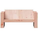 Divano da Giardino 2 Posti 134x60x62 cm Legno Massello Douglas