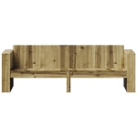 Divano da Giardino 3 Posti 189x60x62 cm Legno Impregnato Pino