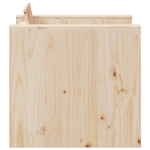 Divano da Giardino 79x60x62 cm in Legno Massello di Pino