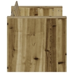 Divano da Giardino 2 Posti 134x60x62 cm Legno Impregnato Pino