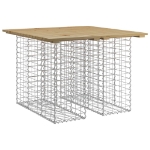 Panca da Giardino Design Gabbione 100x102x72 cm Pino Impregnato