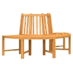 Panche per Albero Semi Circolari 2pz Ø160cm Legno Massello Teak