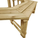 Panchina da Giardino 240 cm in Legno di Pino Impregnato