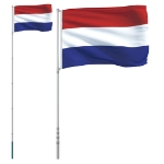 Asta e Bandiera Olanda 5,55 m Alluminio