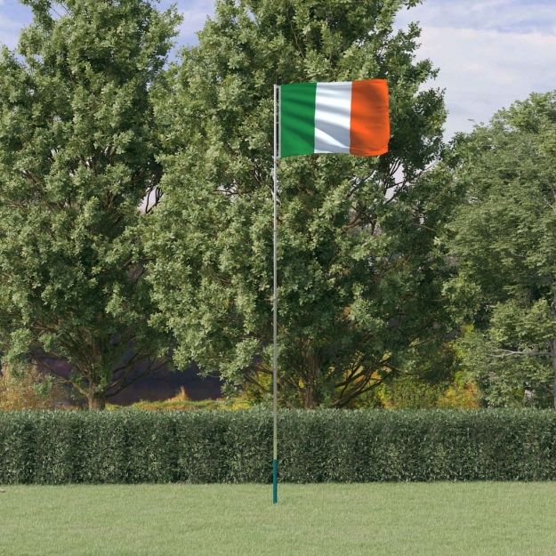 Asta e Bandiera Irlanda 5,55 m Alluminio