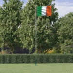Asta e Bandiera Irlanda 6,23 m Alluminio