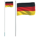 Asta e Bandiera Germania 6,23 m Alluminio