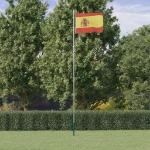 Asta e Bandiera Spagna 6,23 m Alluminio