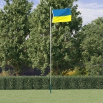 Bandiera dell'Ucraina con Occhielli in Ottone 90x150 cm
