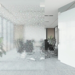 Pellicola Finestra Smerigliata Motivo Arcobaleno 3D 60x1000 PVC