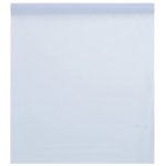 Pellicola Statica Smerigliata Bianco Trasparente 60x500 cm PVC