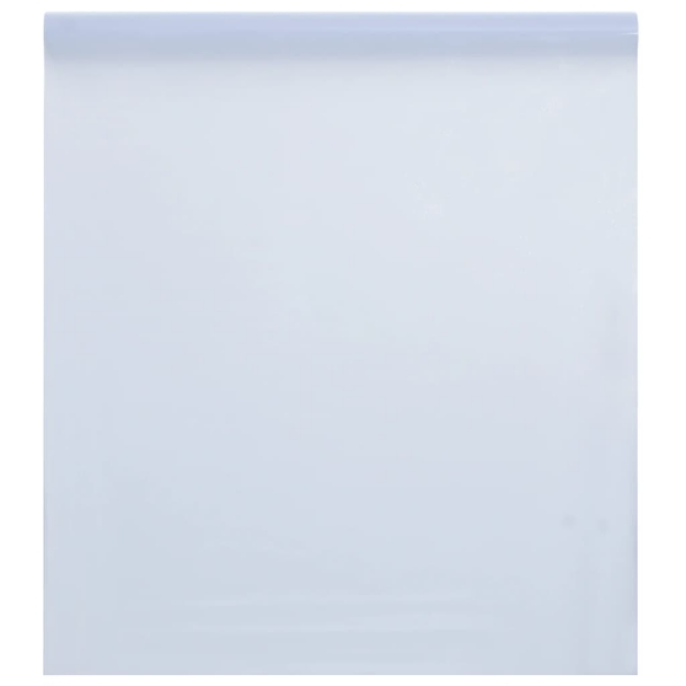 Pellicola Statica Smerigliata Bianco Trasparente 60x500 cm PVC