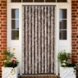 Zanzariera Beige e Marrone Chiaro 120x220 cm Ciniglia