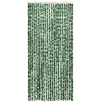 Zanzariera Verde e Bianco 90x220 cm Ciniglia