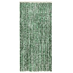 Zanzariera Verde e Bianco 90x220 cm Ciniglia