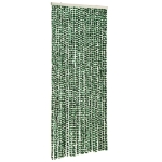 Zanzariera Verde e Bianco 90x220 cm Ciniglia