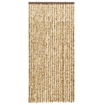 Zanzariera Beige e Marrone 90x220 cm Ciniglia