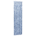 Zanzariera Blu Bianco e Argento 56x185 cm Ciniglia